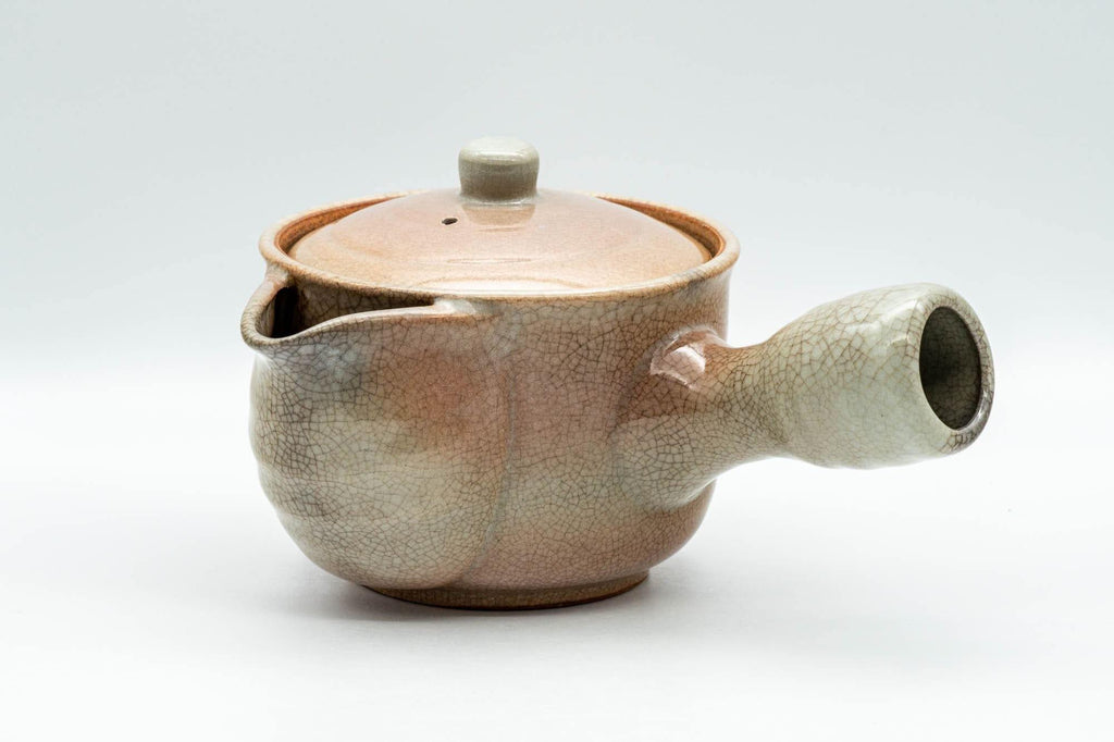 Japanese Kyusu - 椿秀窯 Tsubakihide Kiln Hagi-yaki Do-ake Teapot - 290ml