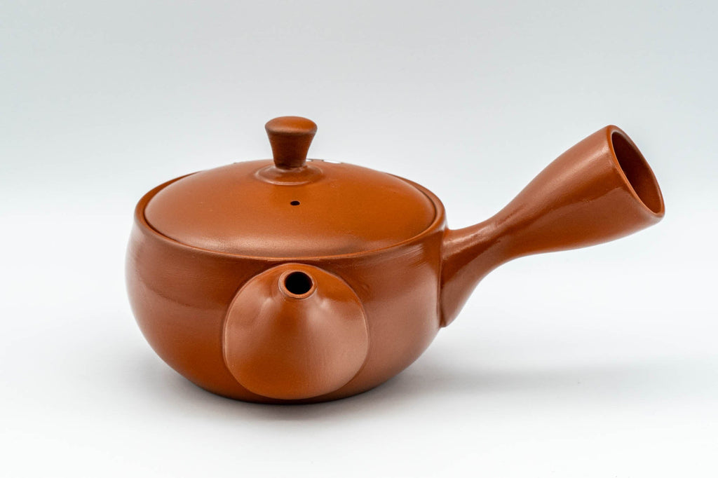 Japanese Kyusu - Plum Blossom Decorated Tokoname-yaki Teapot - 230ml