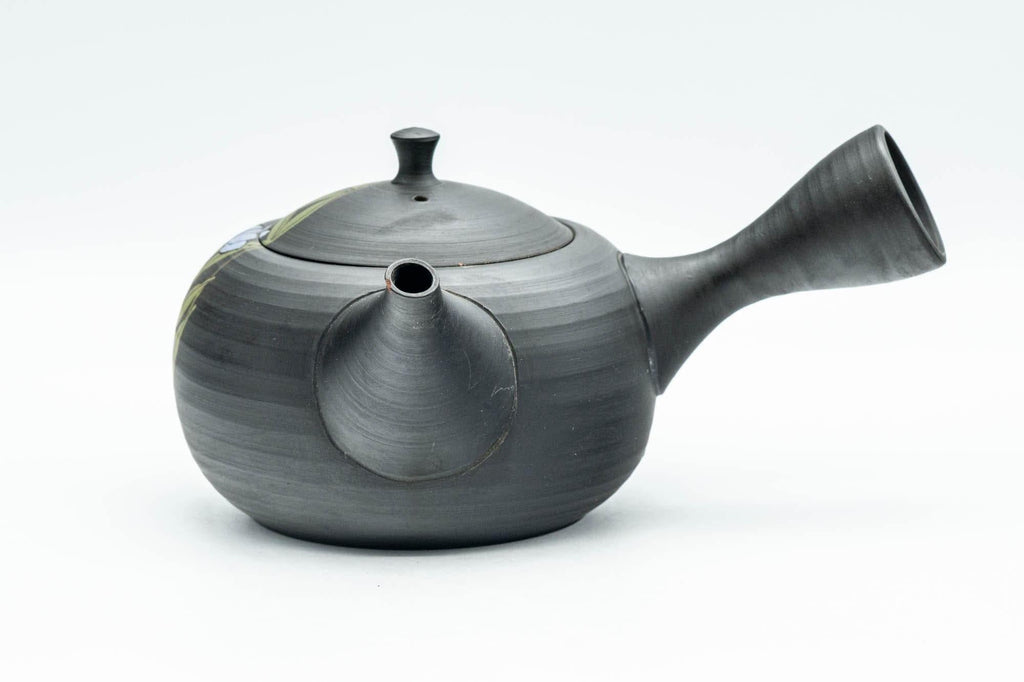 Japanese Kyusu - 玉光 Gyokko Floral Tokoname-yaki Sasame Teapot - 275ml