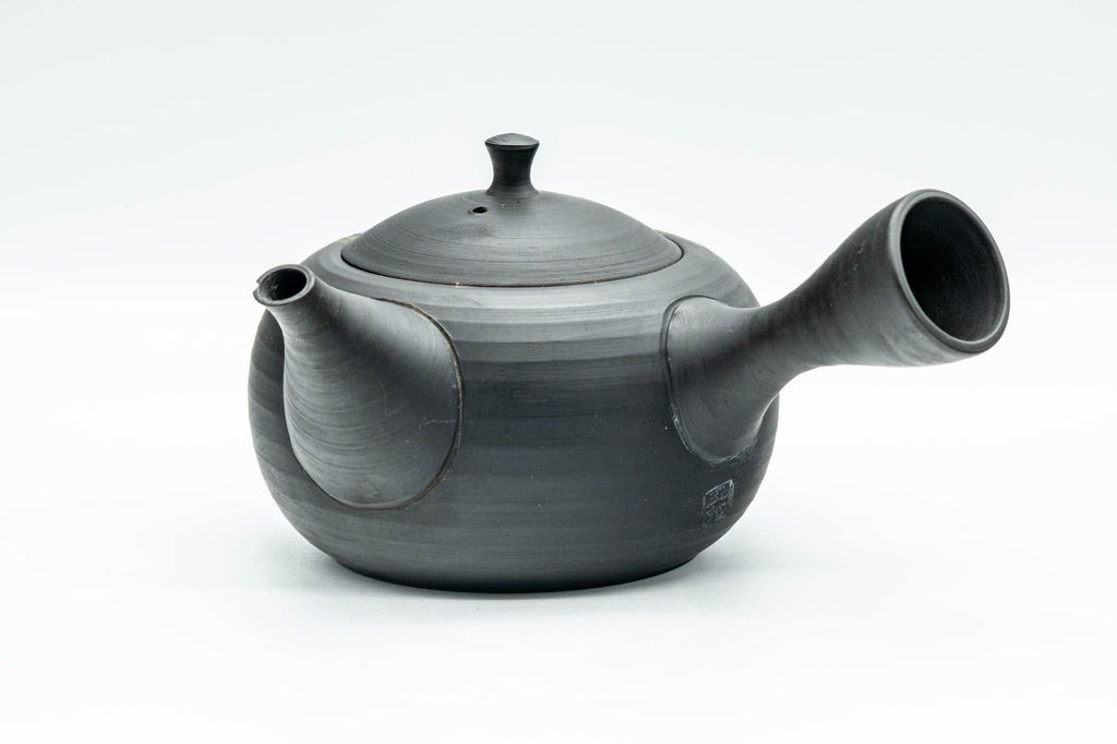 Japanese Kyusu - 玉光 Gyokko Floral Tokoname-yaki Sasame Teapot - 275ml