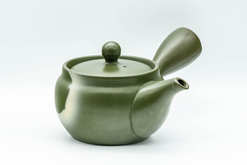 Japanese Kyusu - Green Ryokudei Tokoname-yaki Teapot - 325ml