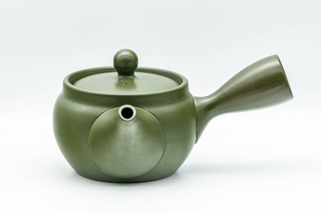 Japanese Kyusu - Green Ryokudei Tokoname-yaki Teapot - 325ml