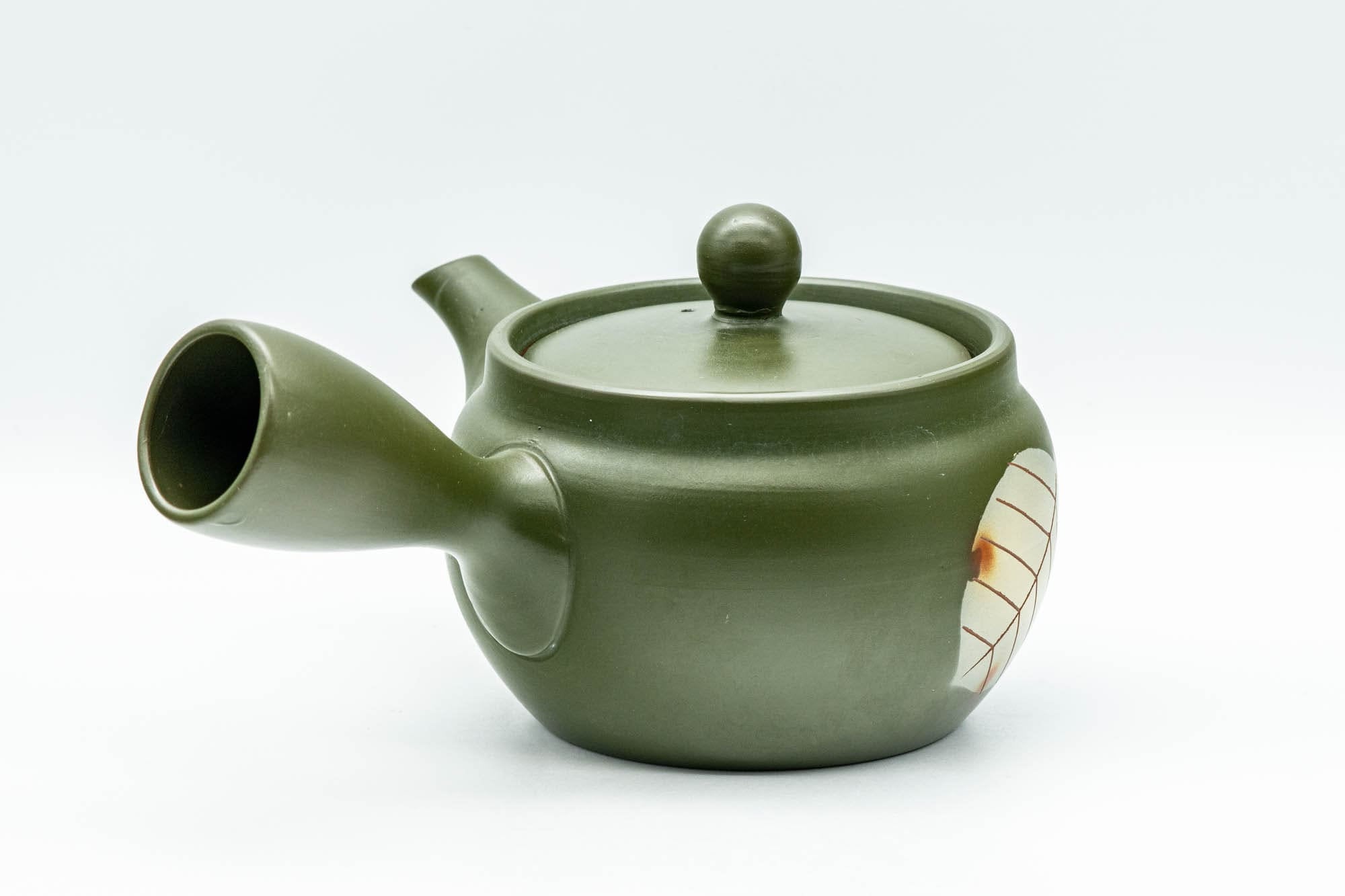 Japanese Kyusu - Green Ryokudei Tokoname-yaki Teapot - 325ml