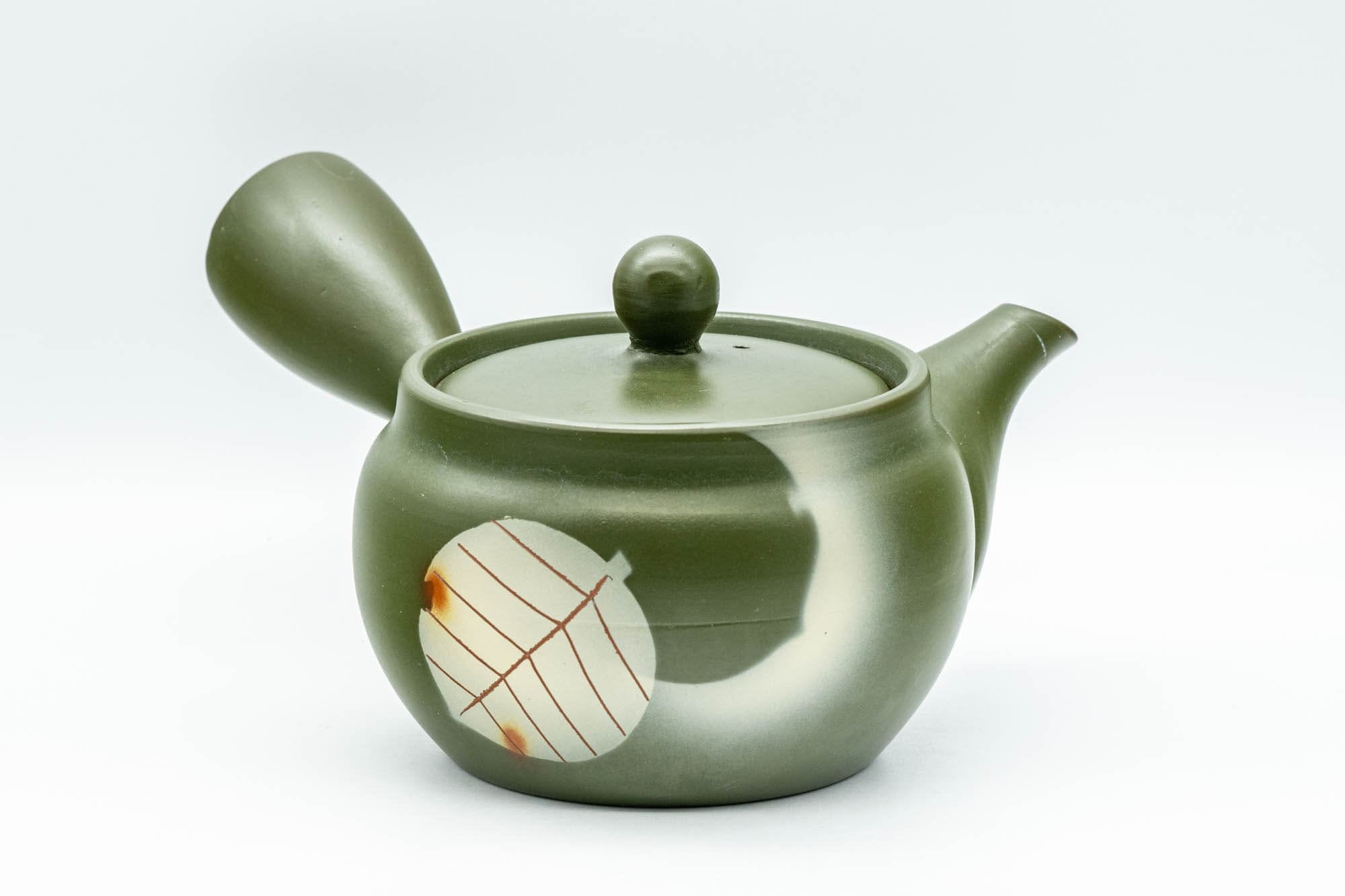 Japanese Kyusu - Green Ryokudei Tokoname-yaki Teapot - 325ml