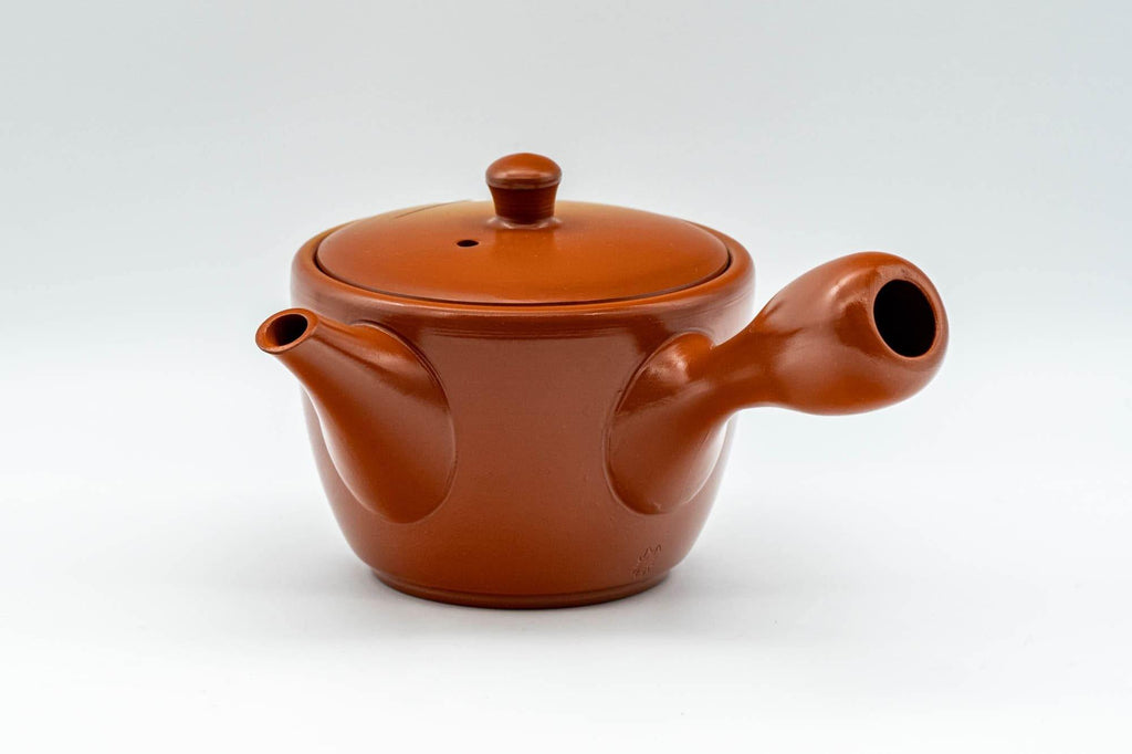 Japanese Tea Set - Plum Blossoms Tokoname-yaki Kyusu Teapot and Katakuchi Water Cooler