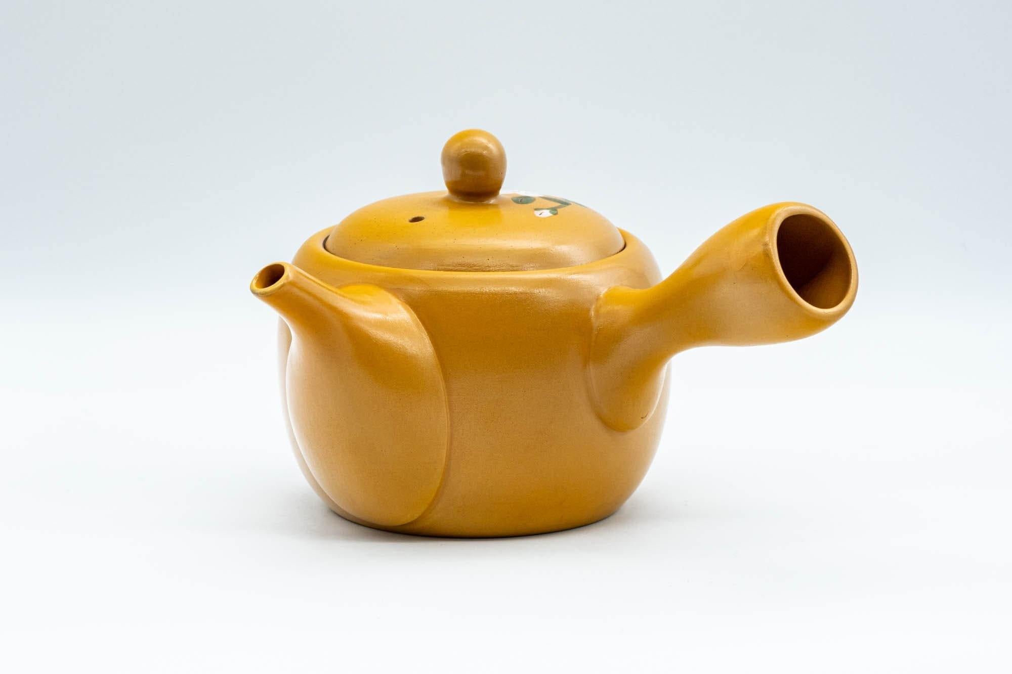 Japanese Kyusu - Decorative Plum Blossom Tokoname-yaki Teapot - 300ml