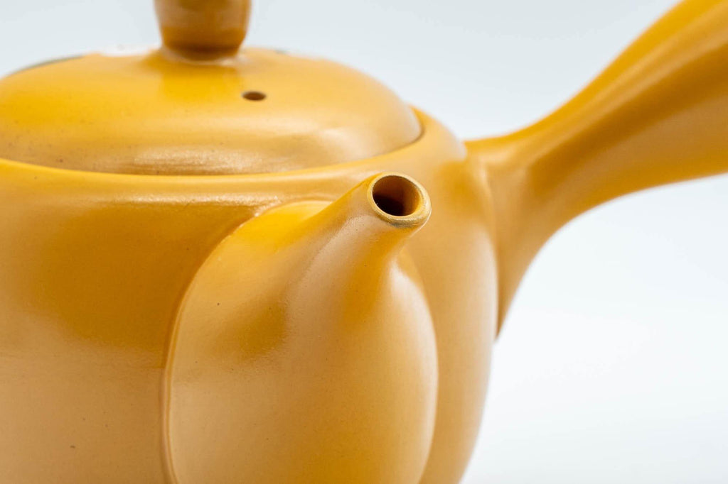 Japanese Kyusu - Decorative Plum Blossom Tokoname-yaki Teapot - 300ml