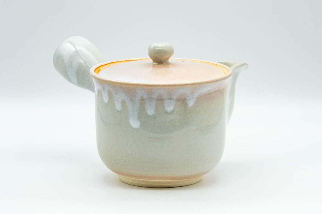 Japanese Kyusu - 椿窯 天鵬山 Tsubaki Kiln Hagi-yaki Teapot - 400ml