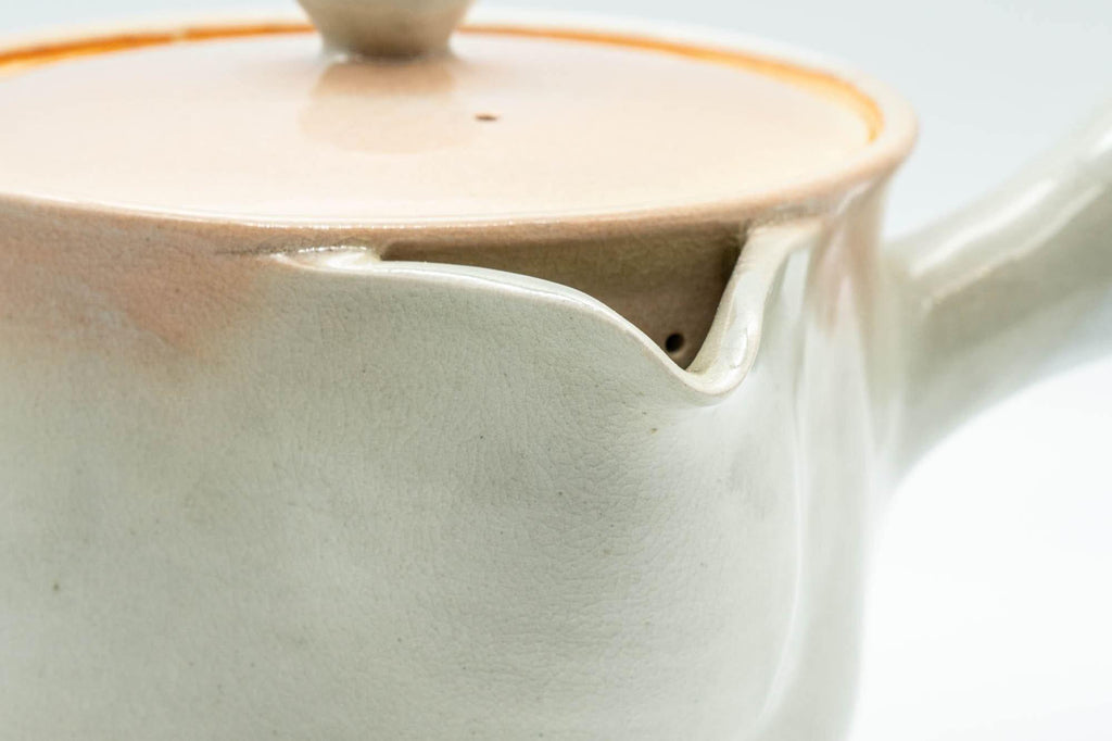 Japanese Kyusu - 椿窯 天鵬山 Tsubaki Kiln Hagi-yaki Teapot - 400ml
