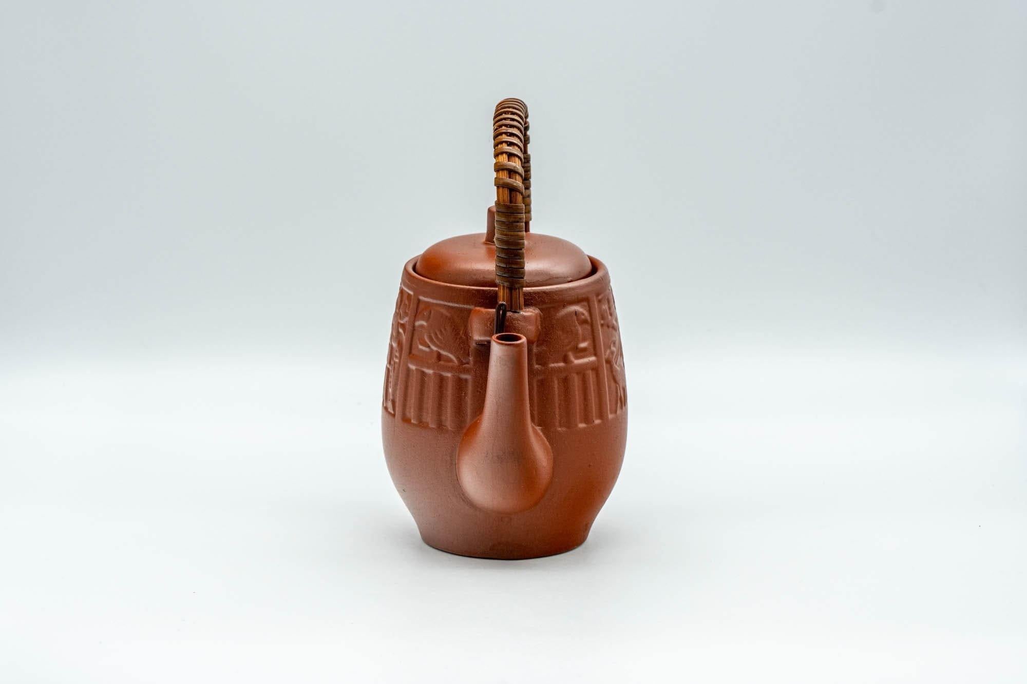 Japanese Dobin - Engraved Egyptian Decorations Tokoname-yaki Teapot - 220ml