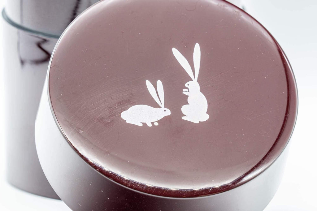 Japanese Chazutsu - Usagi Bunny Rabbit Tea Canister - 300ml