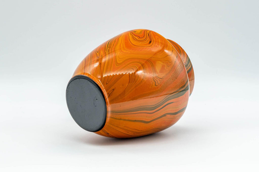Japanese Chatsubo - Marbled Lacquer Tea Jar - 400ml