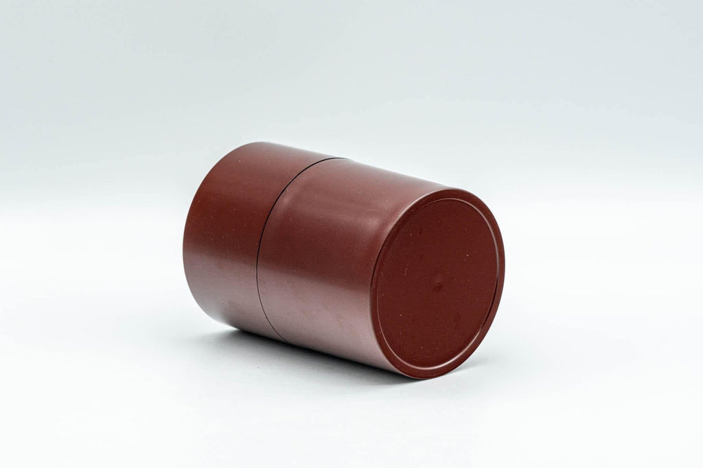 Japanese Chazutsu - Burgundy Red Tea Canister - 100ml