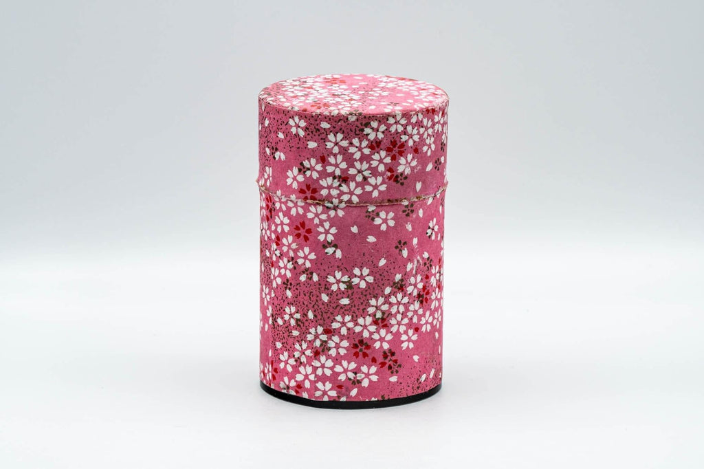 Japanese Chazutsu - Pink Sakura Tea Canister - 200ml