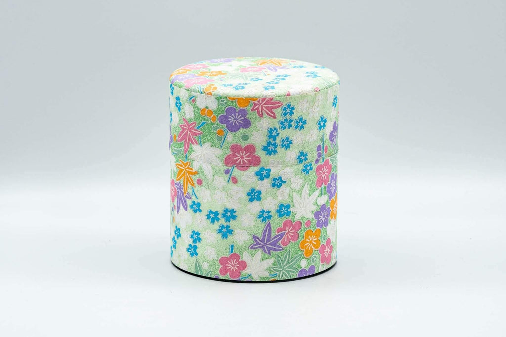Japanese Chazutsu - Musical Momiji and Sakura Tea Canister- 300ml