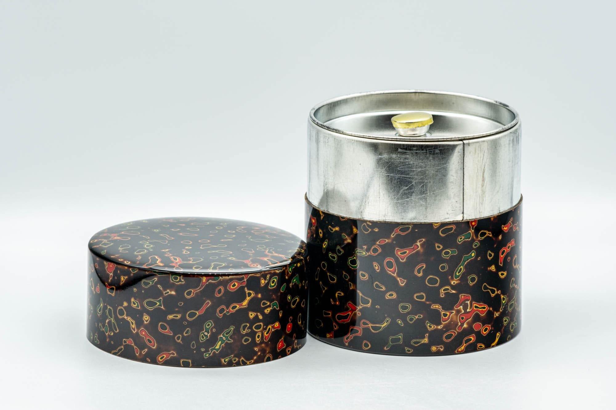 Japanese Chazutsu - 唐塗 Kara-nuri Urushi Lacquer Canister - 300ml