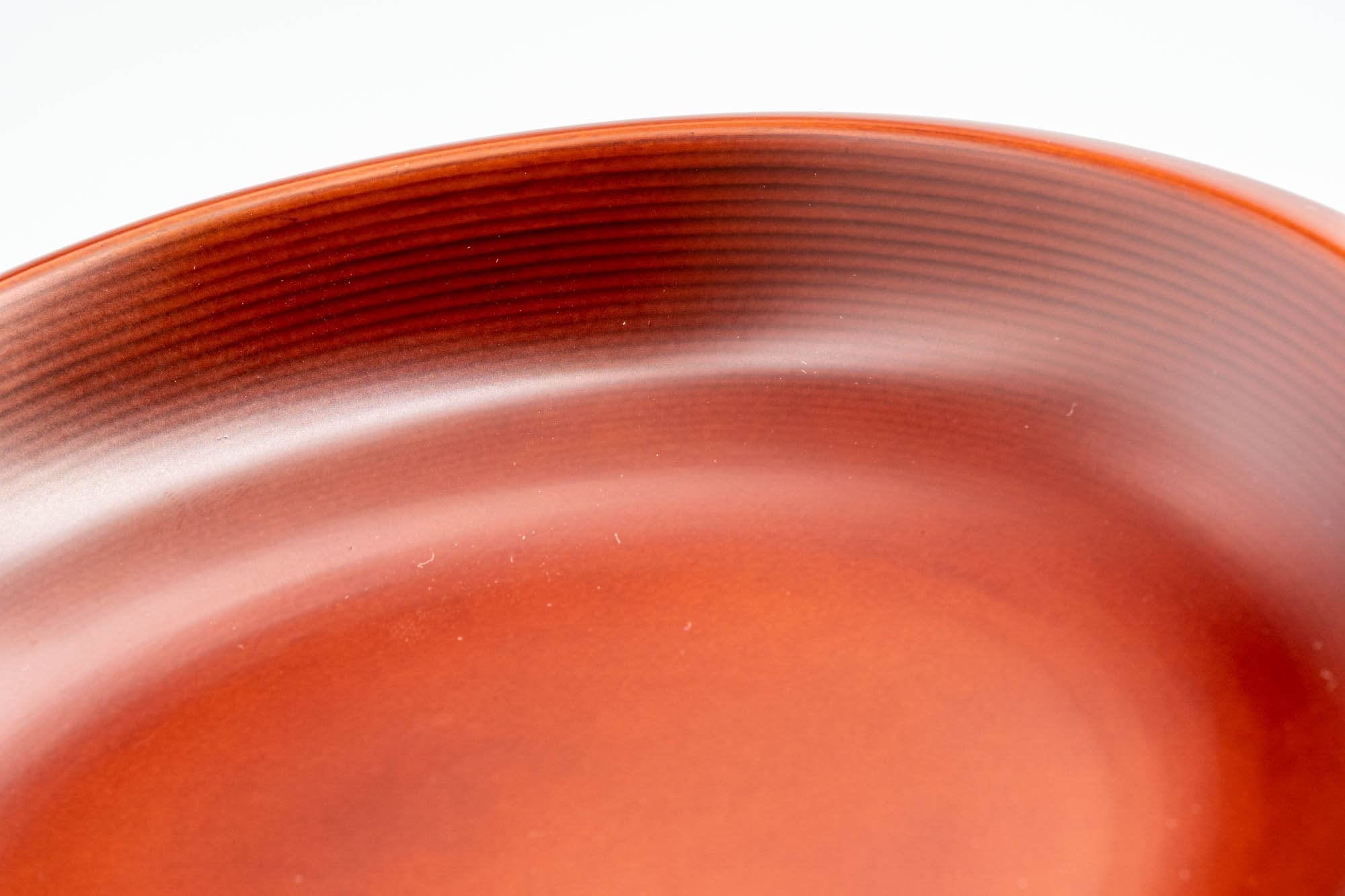 Japanese Kashibachi - Red Lacquer Sweets Tea Tray