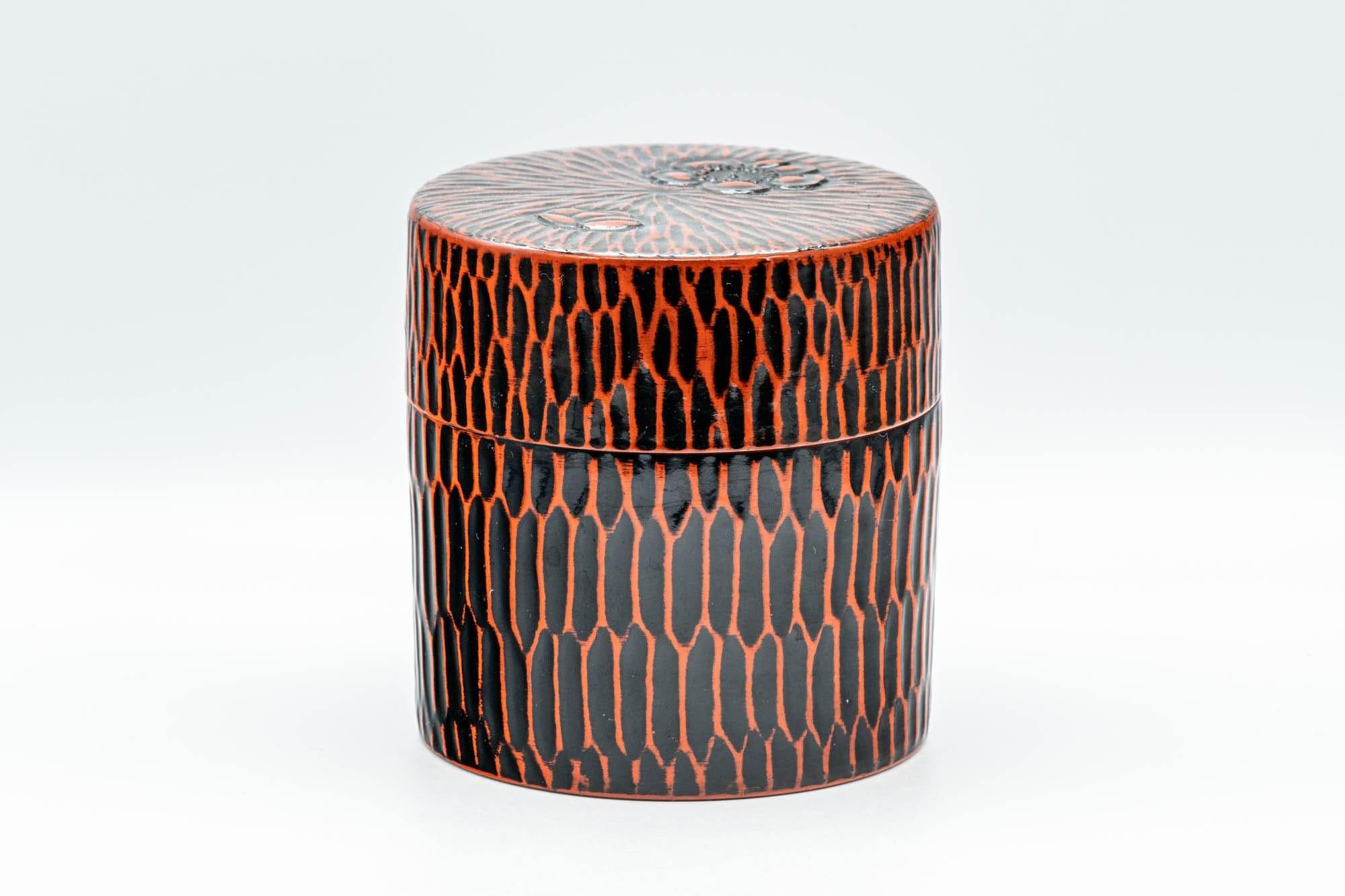 Japanese Chazutsu - Textured Lacquer Tea Canister - 300ml