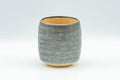 Japanese Teacup - Grey Snowflake Glazed Tsutsu-gata Yunomi - 240ml
