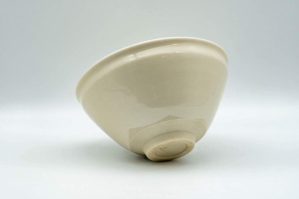 Japanese Matcha Bowl - Teiichi Oketani 定一桶谷 White Shiro Tenmoku Kyo-yaki Chawan - 250ml