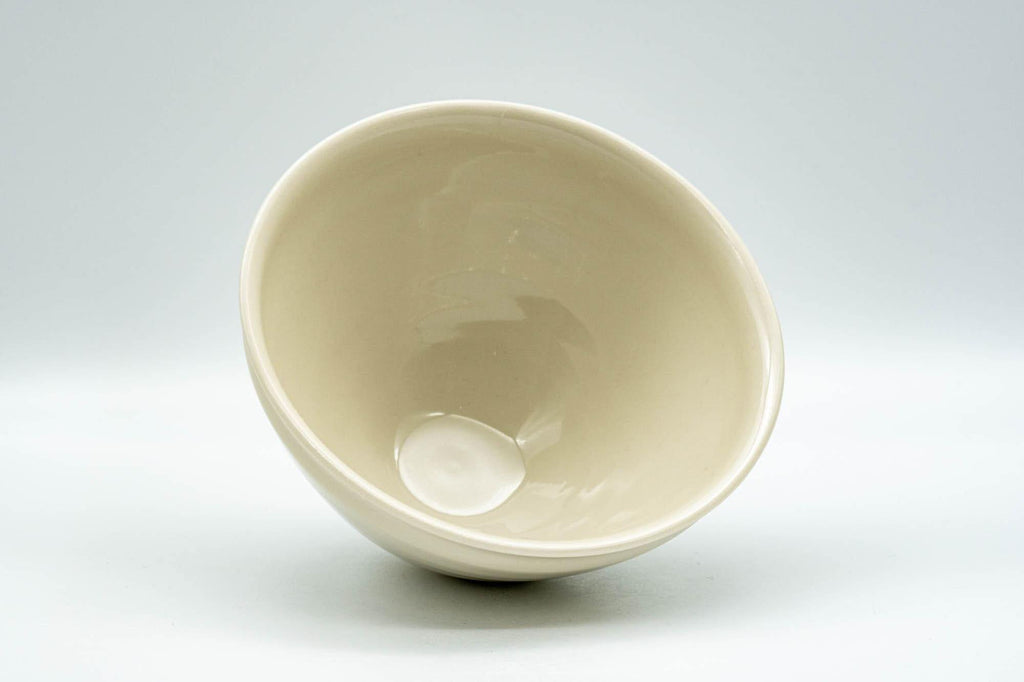 Japanese Matcha Bowl - Teiichi Oketani 定一桶谷 White Shiro Tenmoku Kyo-yaki Chawan - 250ml
