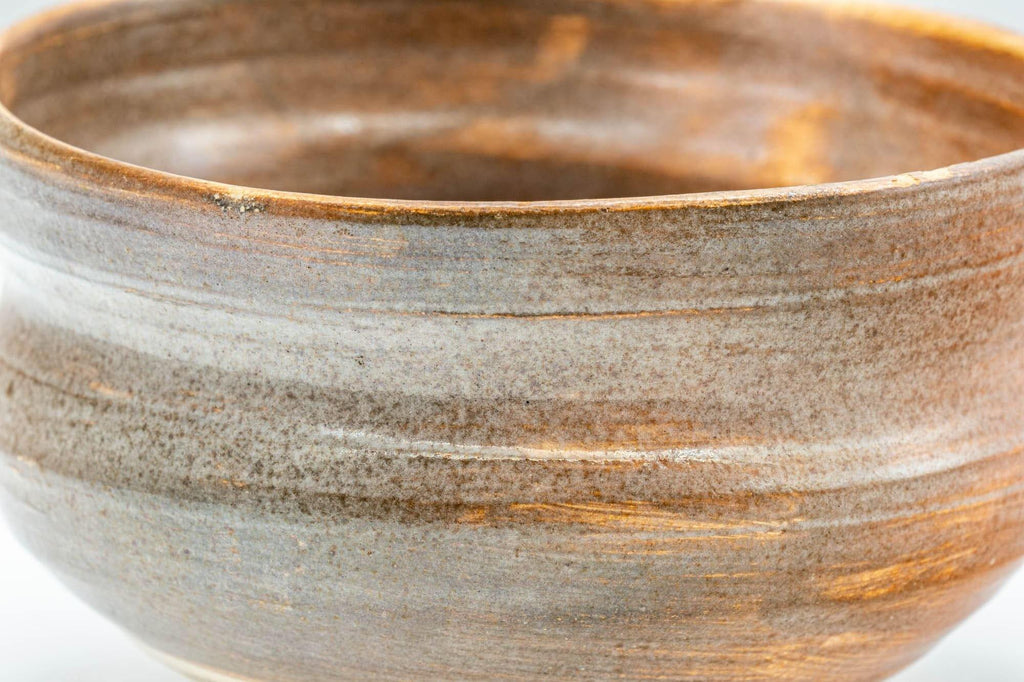 Japanese Matcha Bowl - Warm Orange Dojimara-gata Chawan - 350ml
