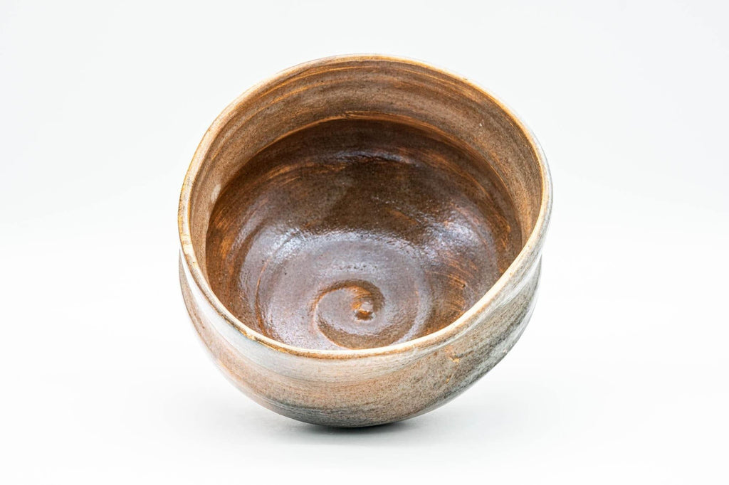 Japanese Matcha Bowl - Warm Orange Dojimara-gata Chawan - 350ml