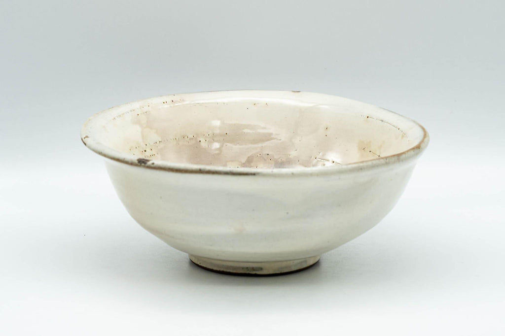 Japanese Bowl - Milky White Hira-gata Kohiki Summer Chawan - 250ml