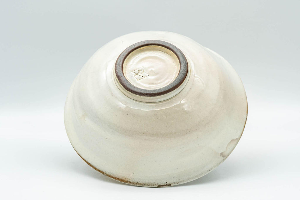 Japanese Bowl - Milky White Hira-gata Kohiki Summer Chawan - 250ml