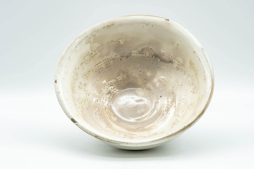 Japanese Bowl - Milky White Hira-gata Kohiki Summer Chawan - 250ml