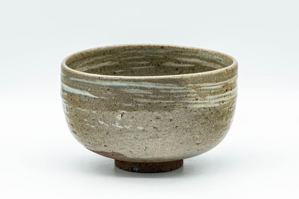 Japanese Matcha Bowl - Brushed Chawan with Bamboo Motif  - 350ml