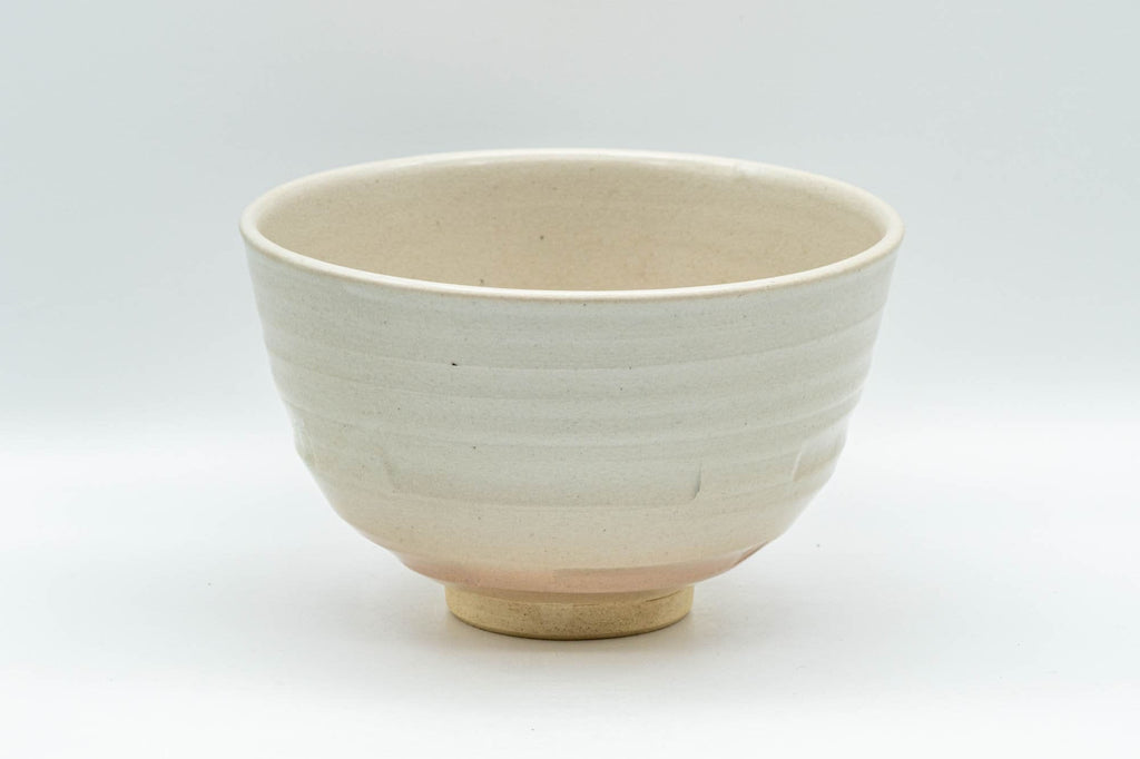 Japanese Matcha Bowl - Spiral Carvings Kyo-yaki Chawan 晴香 - 350ml