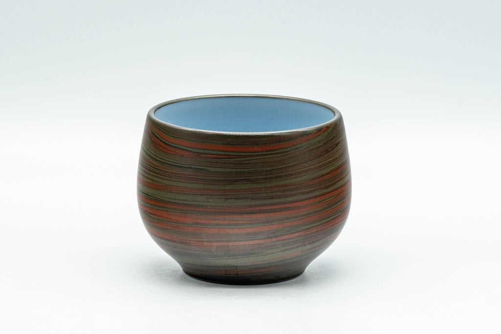 Japanese Teacup - 雲仙窯 Unzen Kiln Nerikomi Tokoname-yaki Yunomi - 120ml