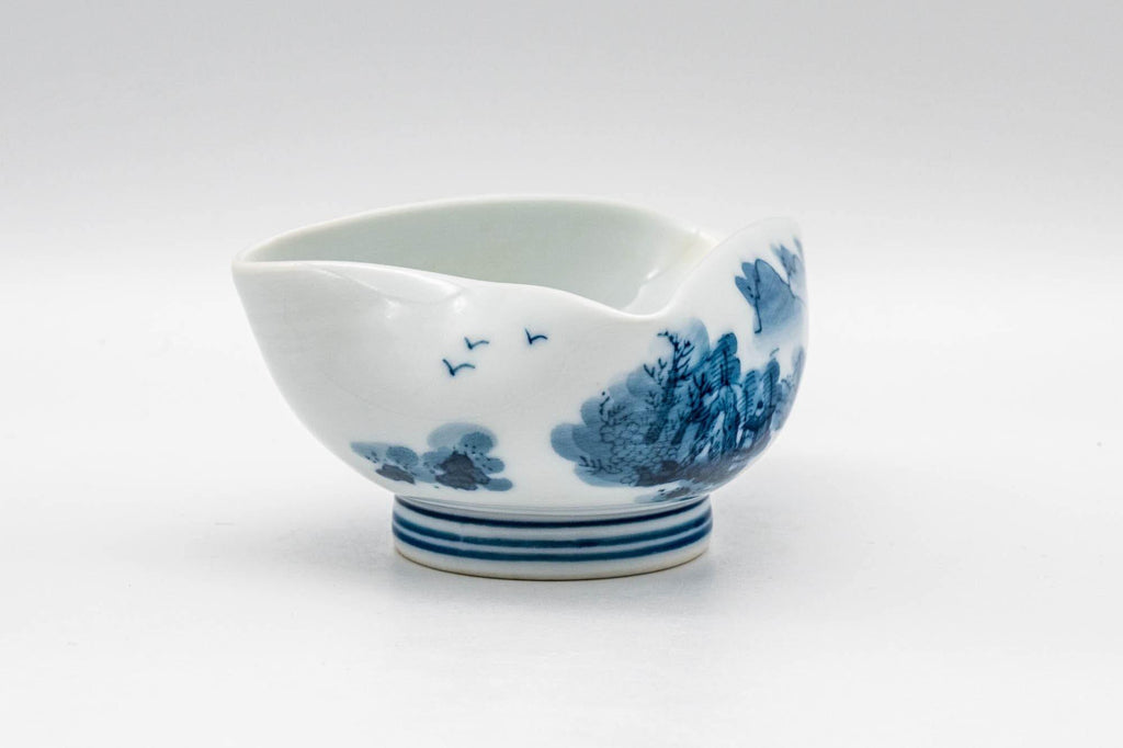 Japanese Katakuchi - Hataman Toen (畑萬陶苑) Porcelain Water Cooler - 40ml