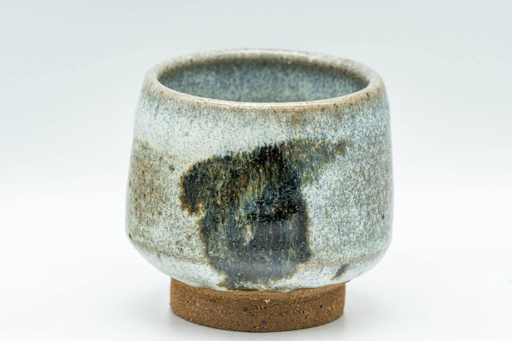 Japanese Teacup - Abstract Hare's Fur Glazed Yunomi - 90ml