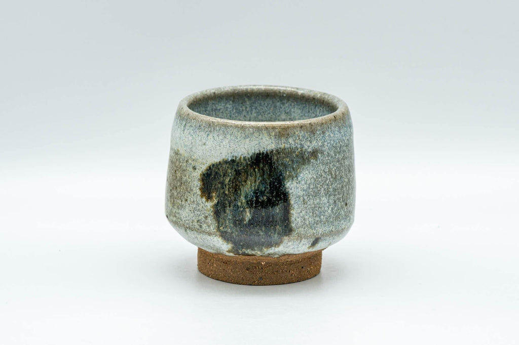 Japanese Teacup - Abstract Hare's Fur Glazed Yunomi - 90ml