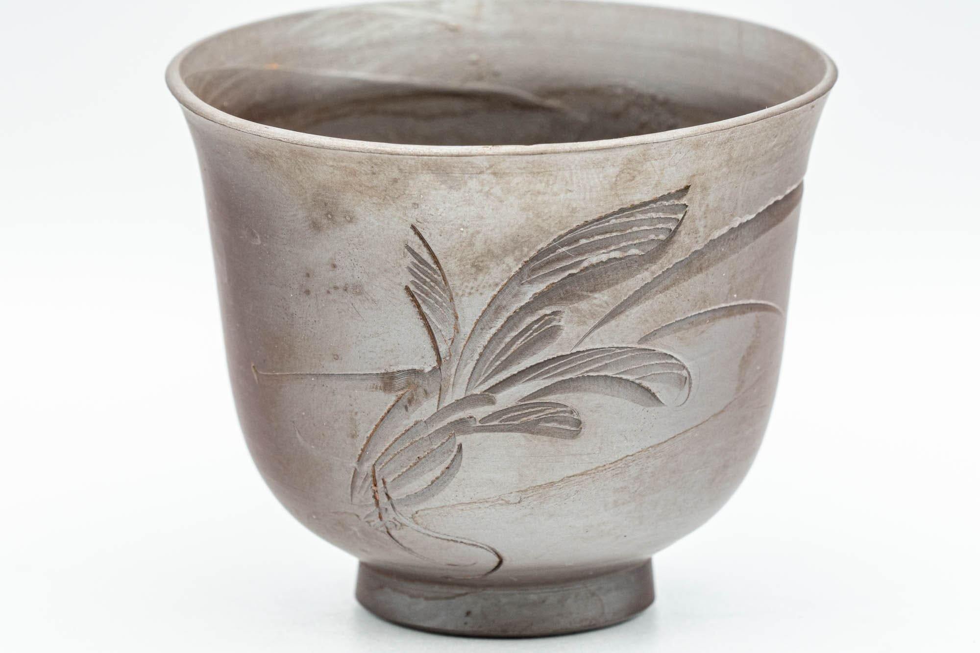 Japanese Teacup - Engraved Banko-yaki Senchawan - 80ml
