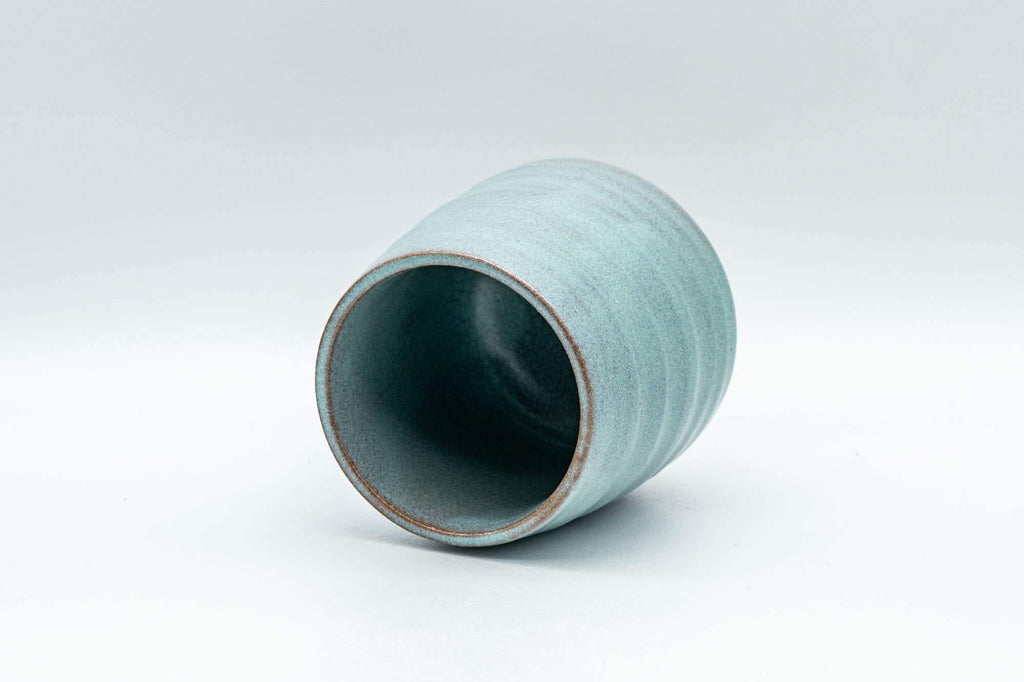 Japanese Teacup - Blue Spiral Yunomi - 110ml