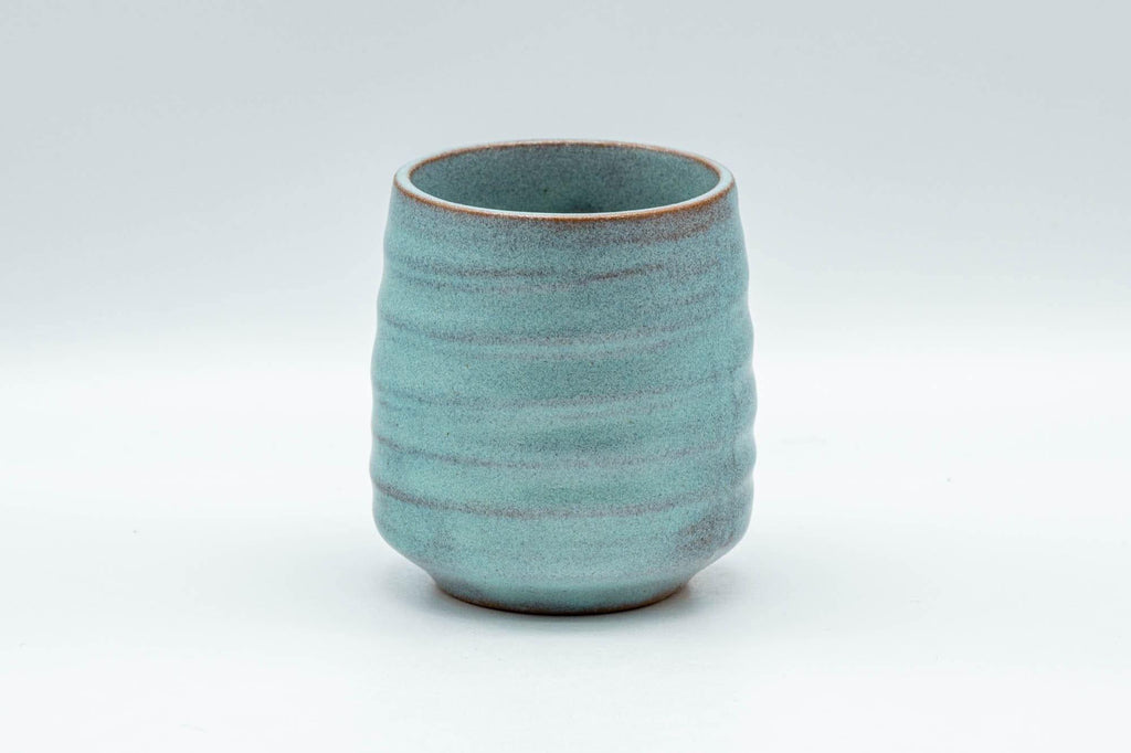 Japanese Teacup - Blue Spiral Yunomi - 110ml