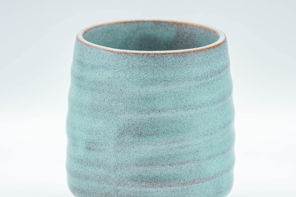 Japanese Teacup - Blue Spiral Yunomi - 110ml