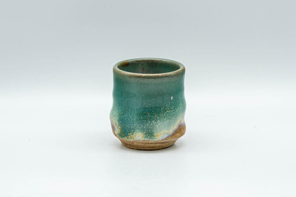 Japanese Teacup - Drip-Glazed Agano-yaki Guinomi - 35ml