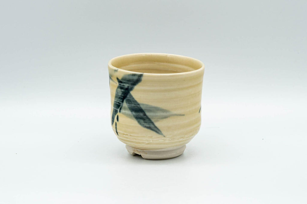 Japanese Teacup - Beige Bamboo Motif Guinomi - 60ml