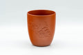 Japanese Teacup - Floral Plum-blossom Engraved Tokoname-yaki Yunomi - 120ml