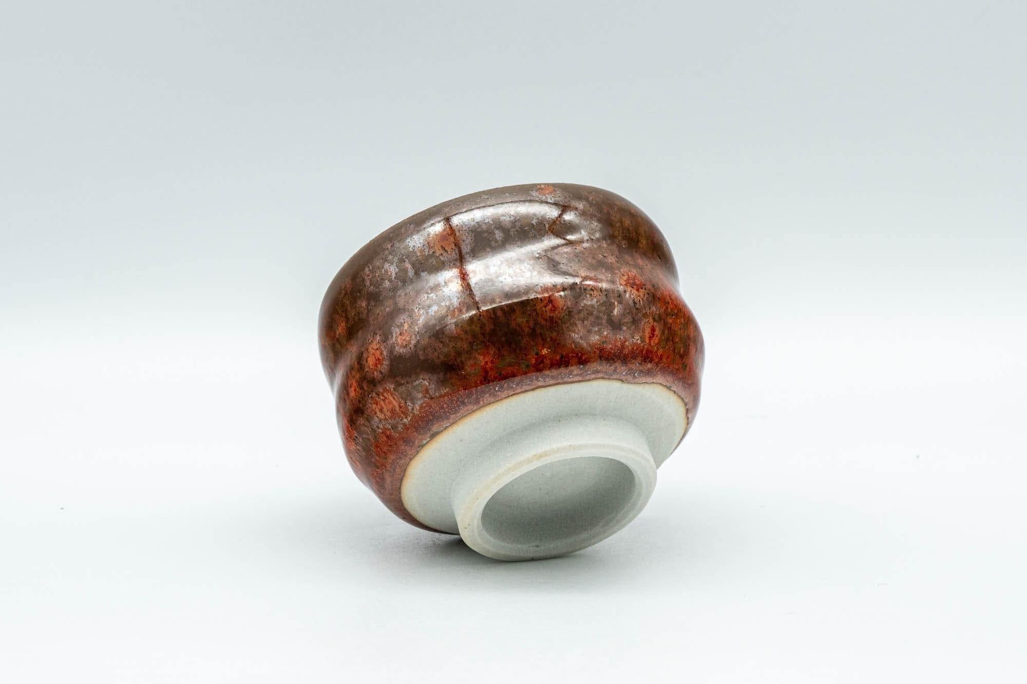 Japanese Teacup - Red Glazed Guinomi - 50ml