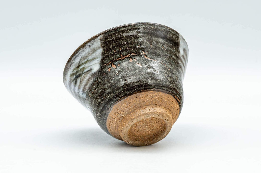 Japanese Teacup - Grey Soaring Bird Yunomi - 80ml