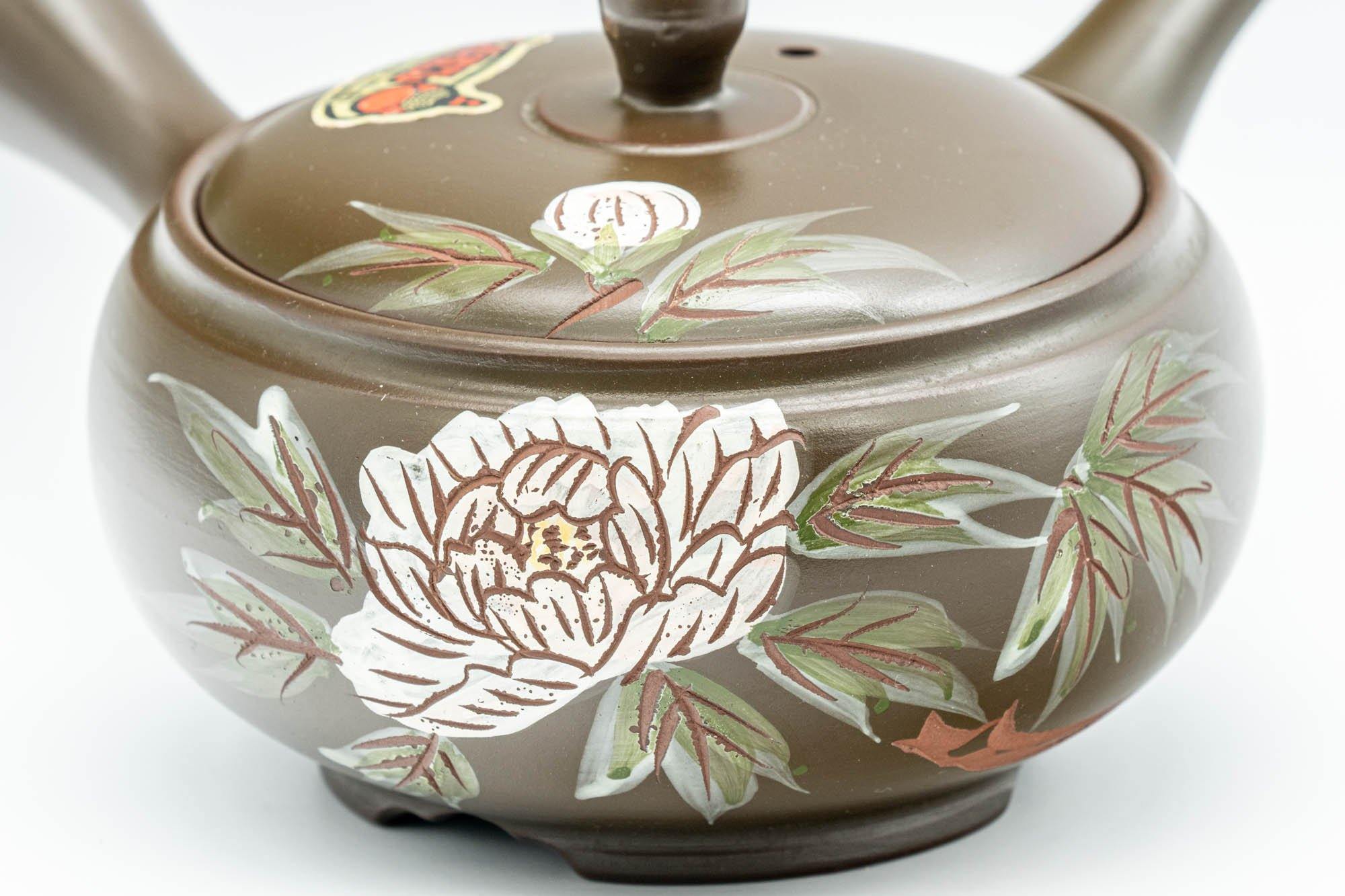 Japanese Kyusu - Takeharu Kiln 竹春窯 Camellia Teapot - 275ml