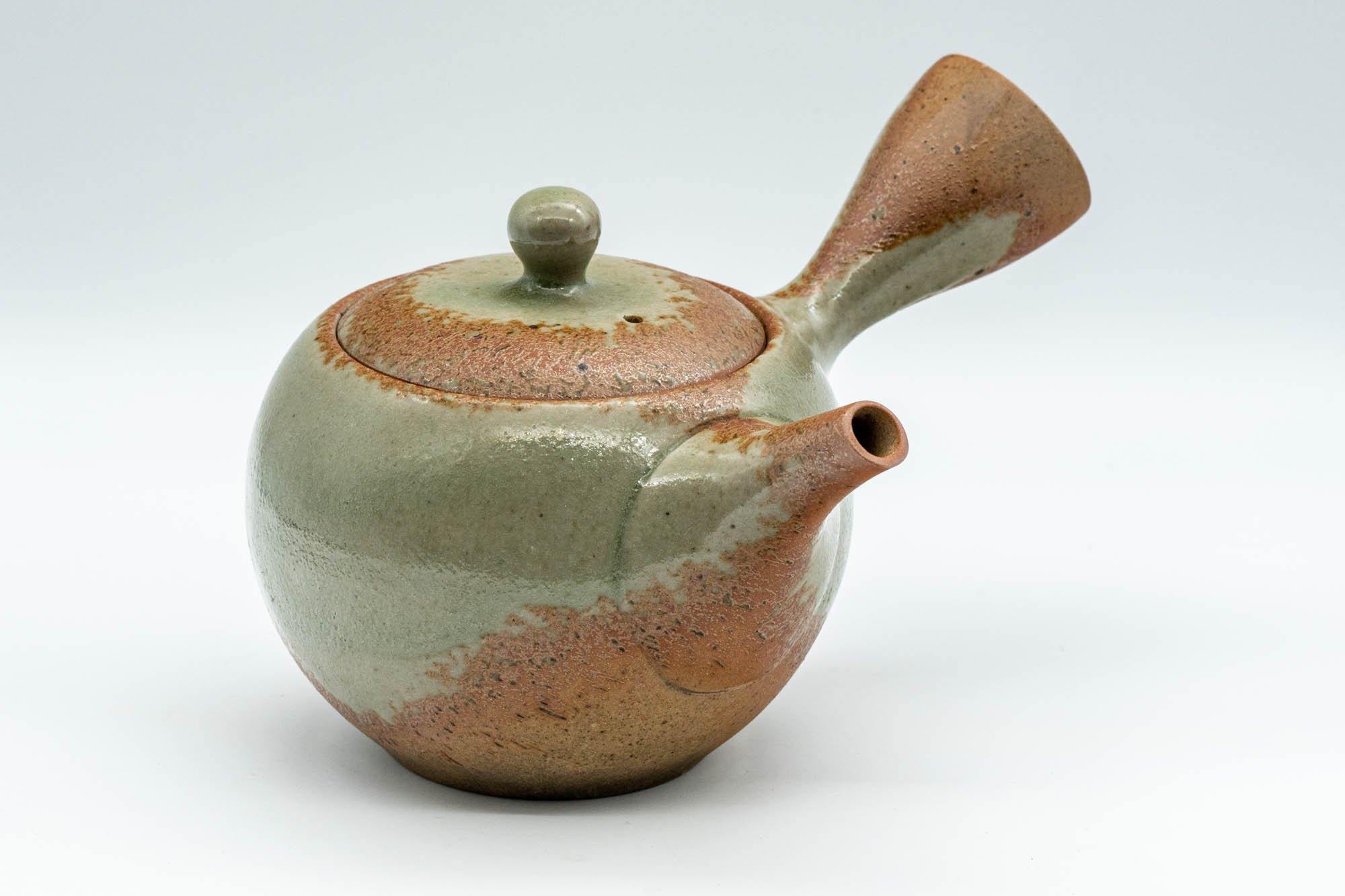 Japanese Kyusu - Green Ash Glazed Stoneware Teapot - 300ml