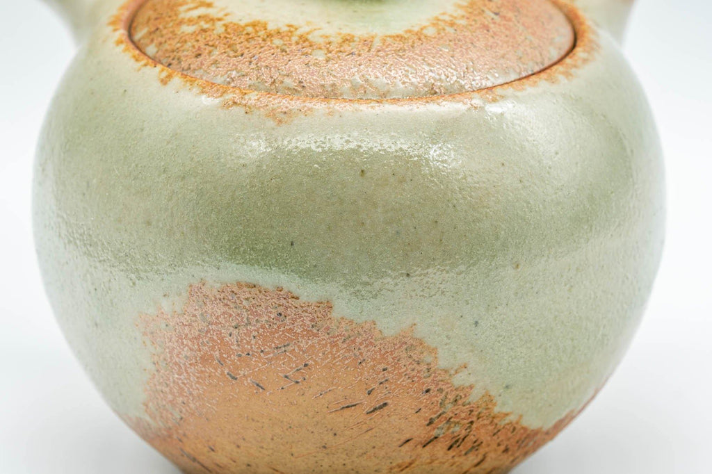 Japanese Kyusu - Green Ash Glazed Stoneware Teapot - 300ml
