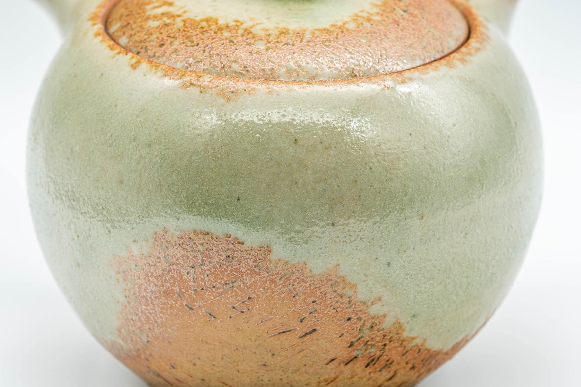 Japanese Kyusu - Green Ash Glazed Stoneware Teapot - 300ml