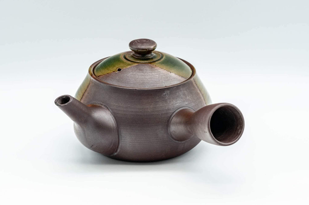 Japanese Kyusu - Ash Glazed Banko-Yaki Teapot - 275ml